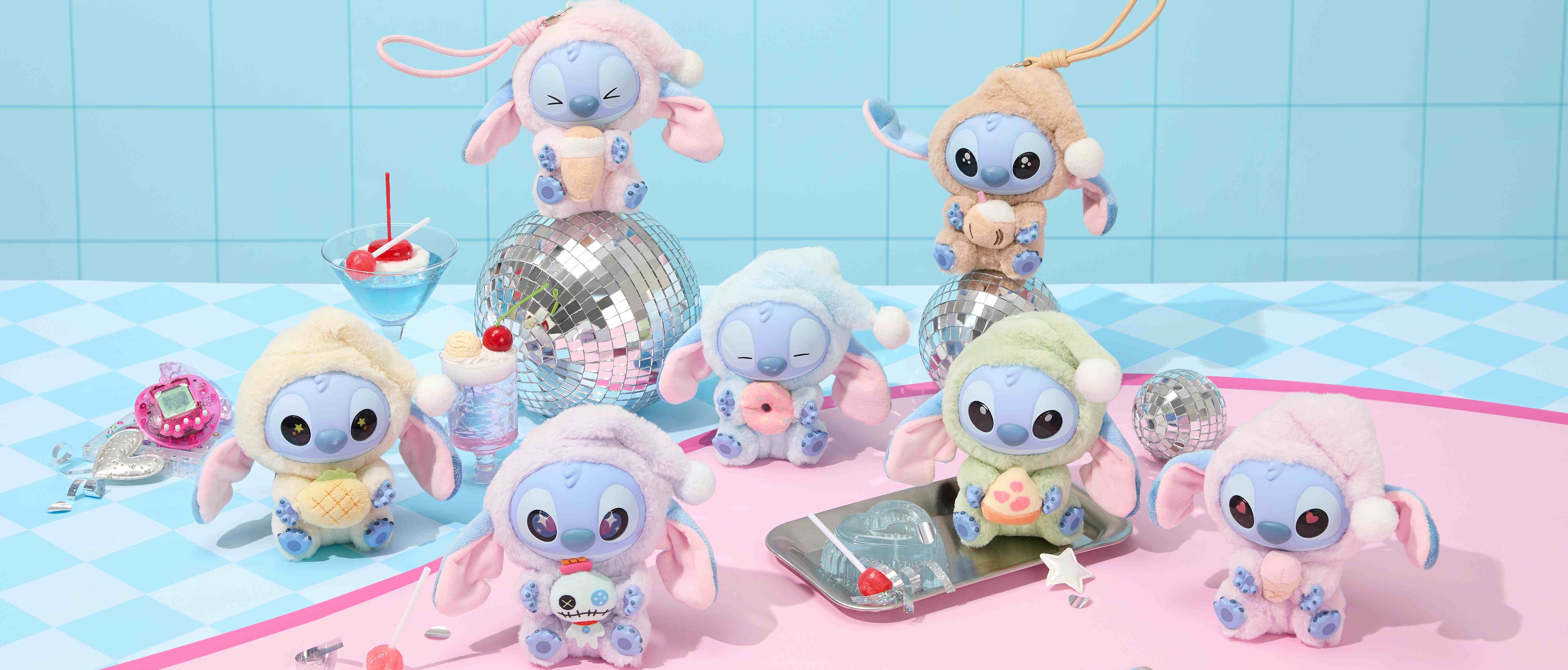 迪士尼史迪奇再困也要吃一口系列